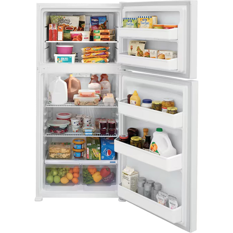 18.3-Cu Ft Top-Freezer Refrigerator (White) Garage Ready