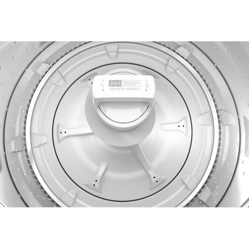 3.8-Cu Ft High Efficiency Impeller and Agitator Top-Load Washer (White)