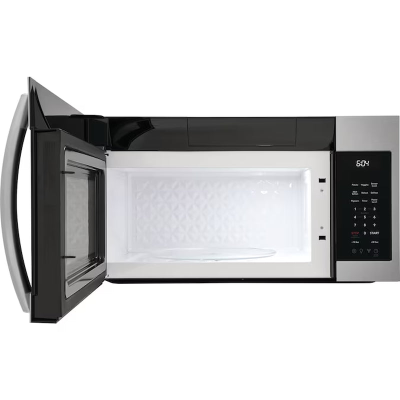 Gallery 1.9-Cu Ft 1000-Watt Over-The-Range Microwave with Sensor Cooking (Fingerprint Resistant Stainless Steel)