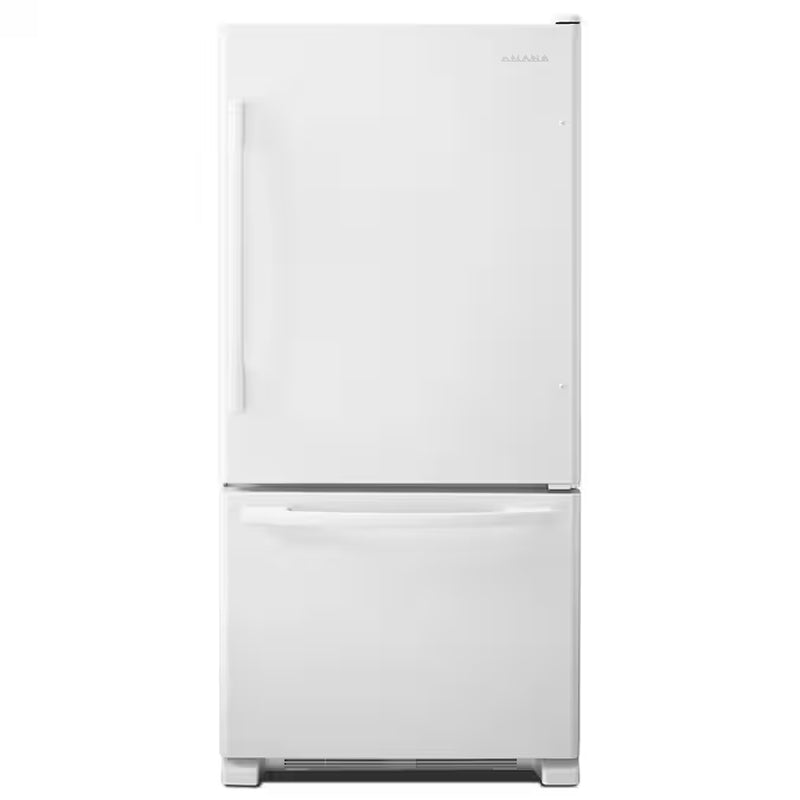 22.1-Cu Ft Bottom-Freezer Refrigerator (White)