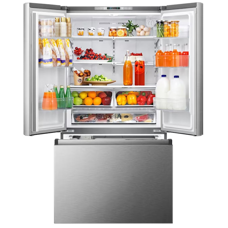 26.6-Cu Ft French Door Refrigerator with Ice Maker and Water Dispenser (Fingerprint Resistant Stainless Steel) ENERGY STAR