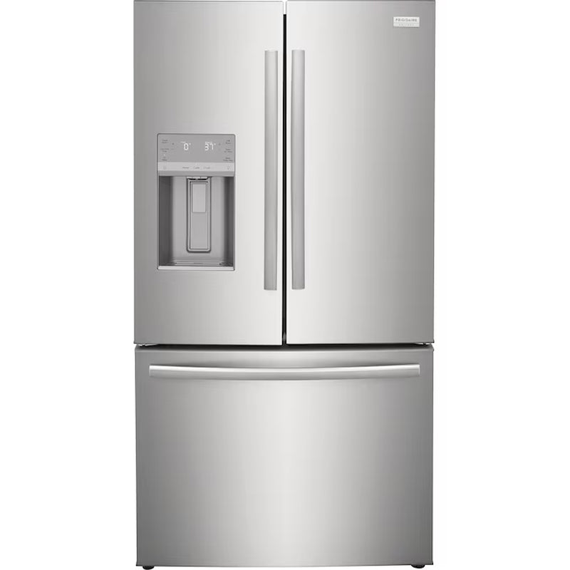 Gallery Counter-Depth 22.6-Cu Ft French Door Refrigerator with Dual Ice Maker, Water and Ice Dispenser (Fingerprint Resistant Stainless Steel) ENERGY STAR
