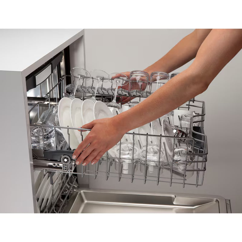 300 Series Top Control 24-In Built-In Dishwasher with Third Rack (Stainless Steel), 48-Dba